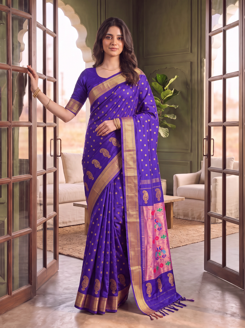 Paithani - Purple