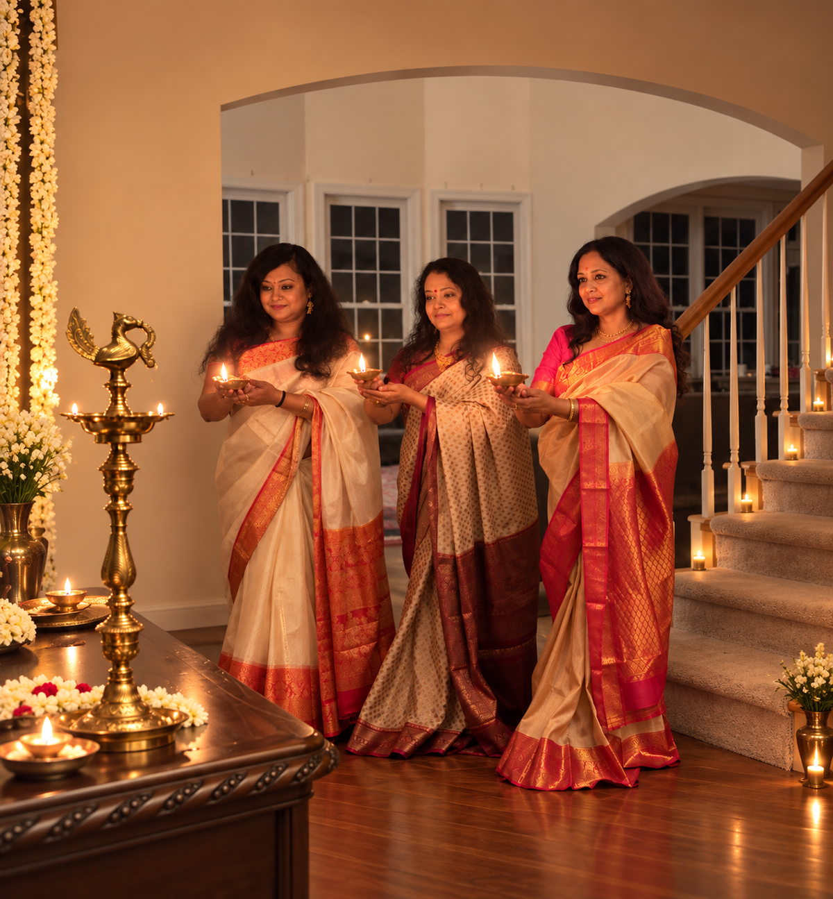 Moumita, Nupur and Payel